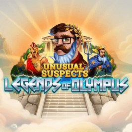 Unusual Suspects Legends of Olympus Game Logo