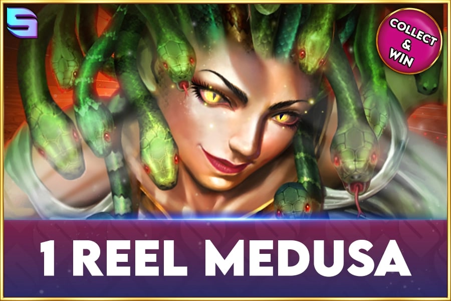 1 Reel Medusa Game Logo