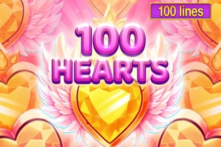 100 Hearts Game Logo