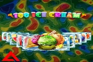100 Ice Cream Game Logo