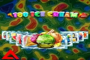 100 Ice Cream 6 Reels Game Logo