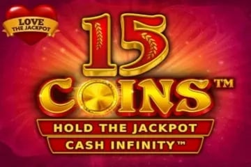 15 Coins Love the Jackpot Game Logo