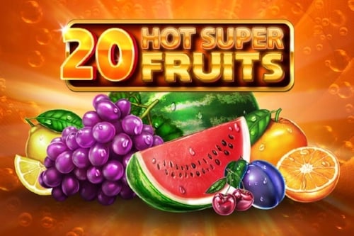 20 Hot Super Fruits Game Logo