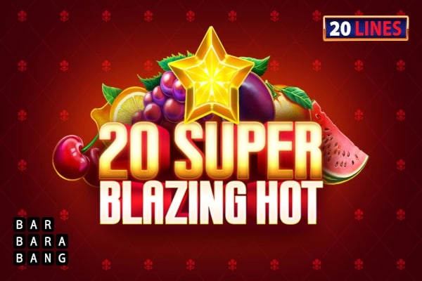 20 Super Blazing Hot Game Logo