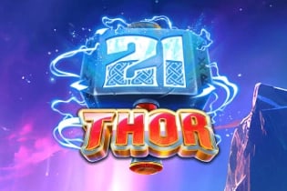 21 Thor Lightning Ways Game Logo