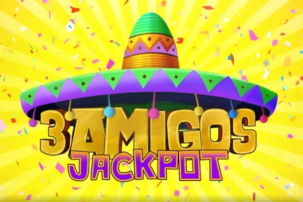 3 Amigos Jackpot Game Logo