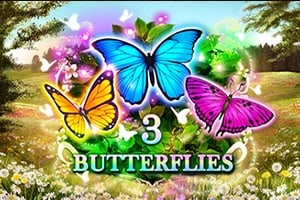 3 Butterflies Game Logo