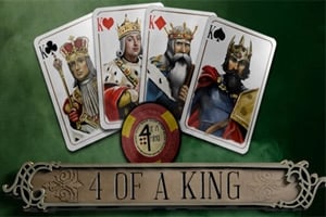 4 Of A King Game Logo