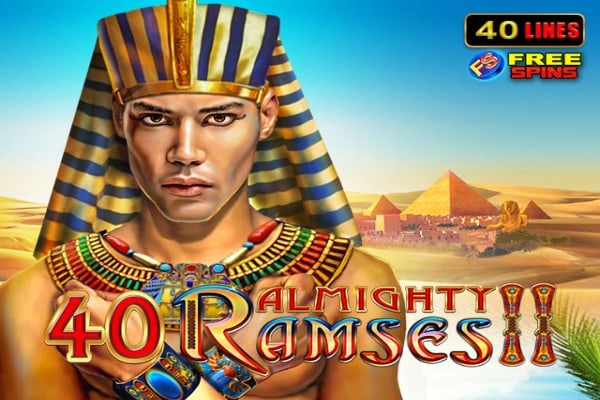 40 Almighty Ramses II Game Logo