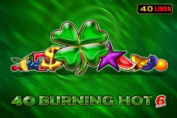 40 Burning Hot 6 Reels Game Logo