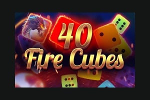 40 Fire Cubes Game Logo