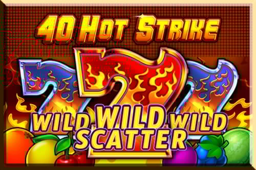 40 Hot Strike Game Logo