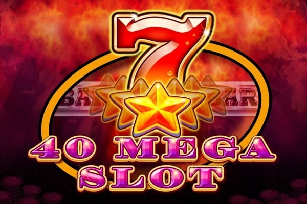 40 Mega Slot Game Logo