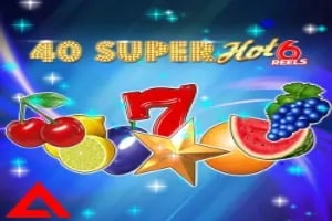 40 Super Hot 6 Reels Game Logo