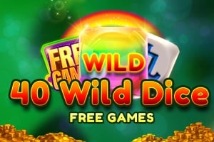 40 Wild Dice Game Logo