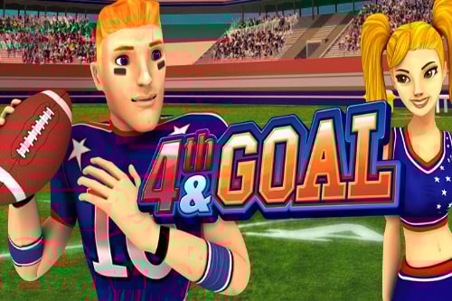 4th &amp; Goal Game Logo