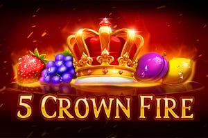 5 Crown Fire Game Logo
