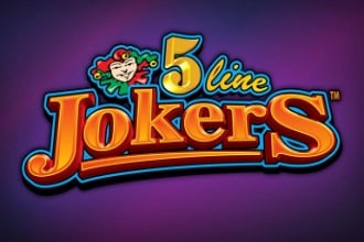 5 Line Jokers Game Logo