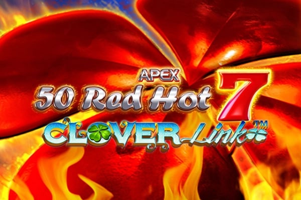 50 Red Hot 7 Clover Link Game Logo