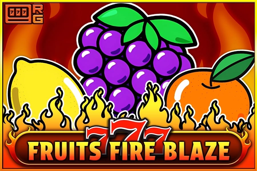 777 - Fruits Fire Blaze Game Logo