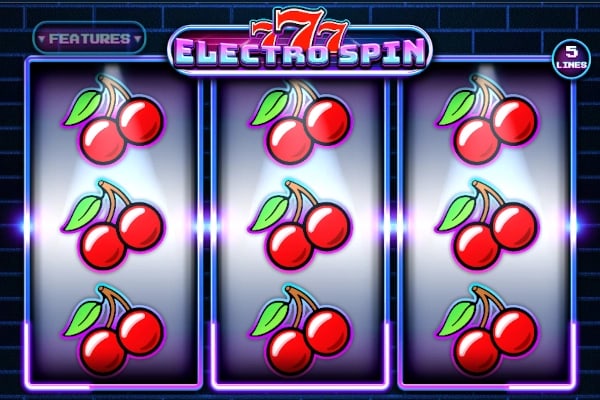 777 Electro Spin Game Logo