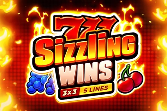 777 Sizzling Wins: 5 Lines Game Logo