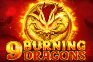 9 Burning Dragons Game Logo