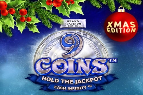 9 Coins Grand Platinum Xmas Game Logo
