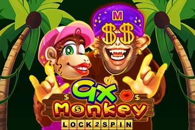 9x Monkey Lock 2 Spin Game Logo