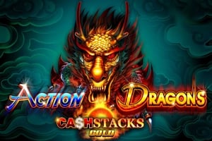 Action Dragons CashStacks Gold Game Logo