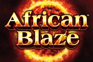 African Blaze Game Logo