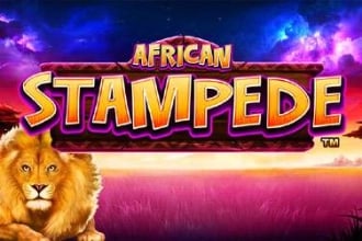 African Stampede Game Logo