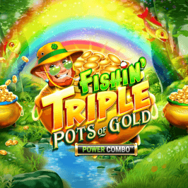 Fishin' Triple Pots of Gold POWER COMBO Game Logo