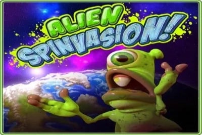 Alien Spinvasion Game Logo