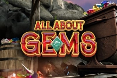 All About Gems Game Logo