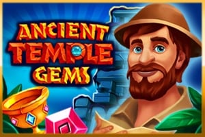 Ancient Temple Gems Game Logo