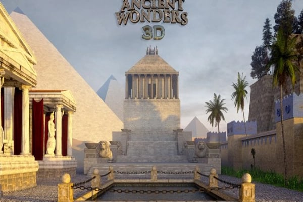 Ancient Wonders 3D Game Logo