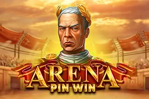 Arena Pin Win Game Logo