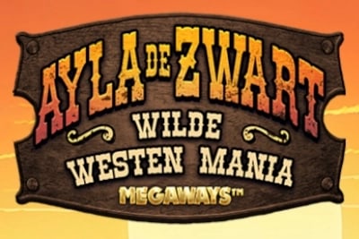 Ayla de Zwart Wilde Westen Mania Megaways Game Logo