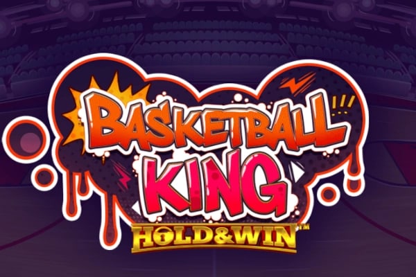 Basketball King Hold &amp; Win Game Logo