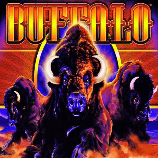 Buffalo slot game key art