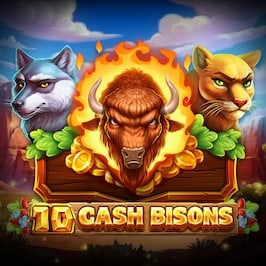 10 Cash Bisons Game Logo