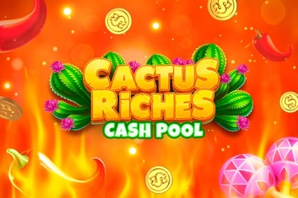 Cactus Riches Cash Pool Game Logo