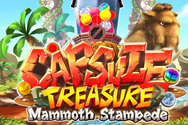 Capsule Treasure Mammoth Stampede Game Logo