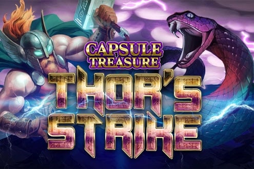 Capsule Treasure Thor's Strike Game Logo