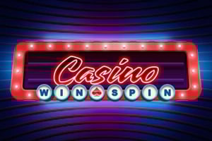 Casino Win Spin Game Logo
