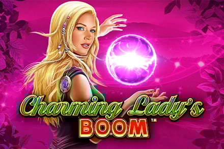 Charming Lady's Boom Game Logo