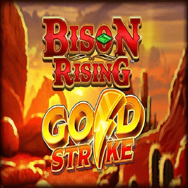 Bison Rising Gold Strike Game Logo