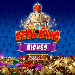 Reel King Riches Jackpot King Game Logo