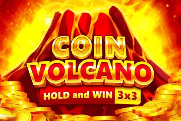 Coin Volcano Game Logo